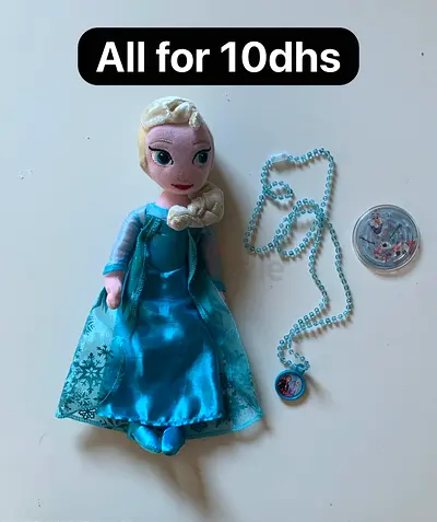 Elsa doll and accessories