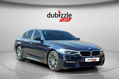 AED 1631/month | 2018 BMW 5-Series 530i | GCC Specs | Ref#396937