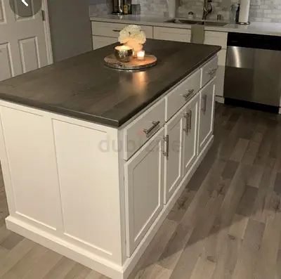 Spacious Kitchen Island with Storage