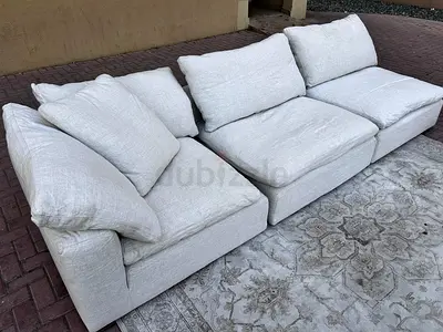 Modular Luscious Feathers filled Sofa 3__Parts