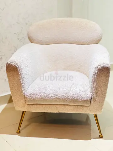 Cozy Cream Accent Chair for Sale