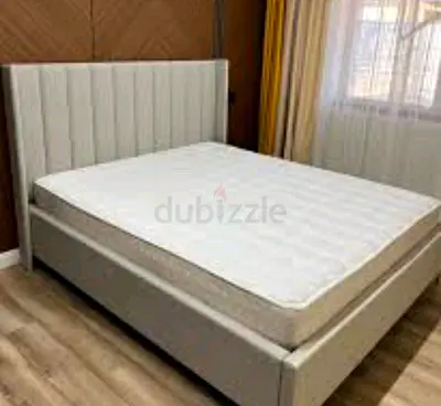 Elegant beautiful 180*200 king size beige Bed
