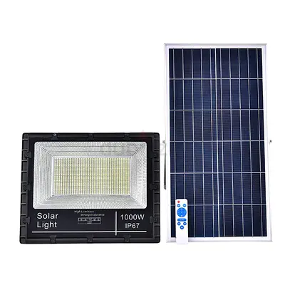 Powerful 1000W Solar Flood Light with Remote