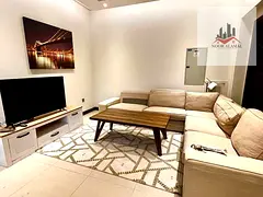 Two bedrooms and a living room in Al Rifaa Compound, hotel-style finishing, super deluxe furnishings