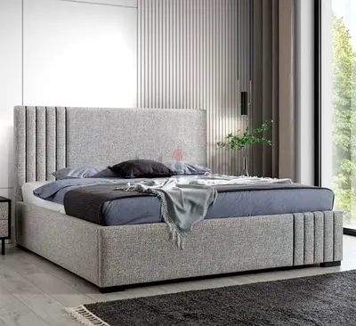 Modern Upholstered Bed with Chic Design