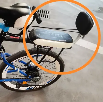 Bicycle attachment seat