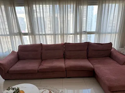 L-Shape 8-Seater Sofa Great Condition
• Modern L-shape design — perfect for family living rooms