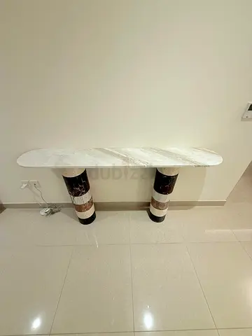 Stylish Marble Console Table