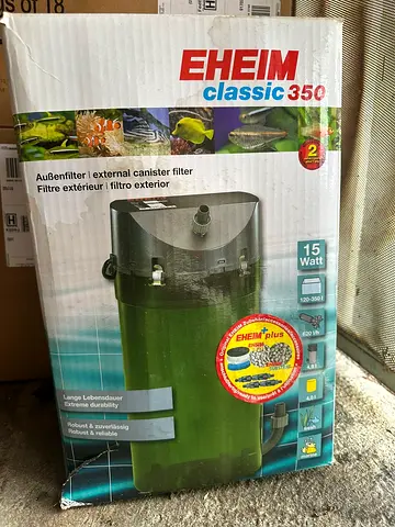 Eheim classic 350 canister filter for aquarium