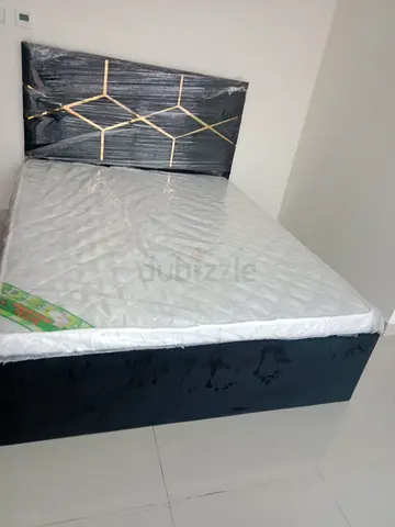 Queen Bed frame and mattress