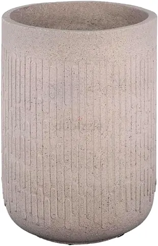 Modern Concrete Plant Pot Floor Vase with Drainage – Indoor  Outdoor UAE