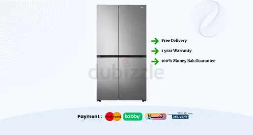 LG 647L Refrigerator with 1 Year Warranty