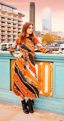 Zara Bloggers Favourite Dress in Chain Print