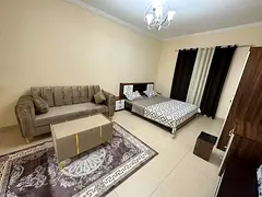 Studio for **monthly rent** in Al Hamidiya, Ajman. Located in a quiet area close to services, practi