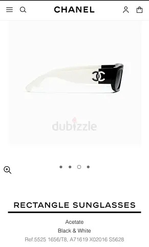 Chanel rectangle sunglasses