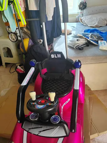 2 electric car Fun Pink Ride-On Car for Toddlers with remote control