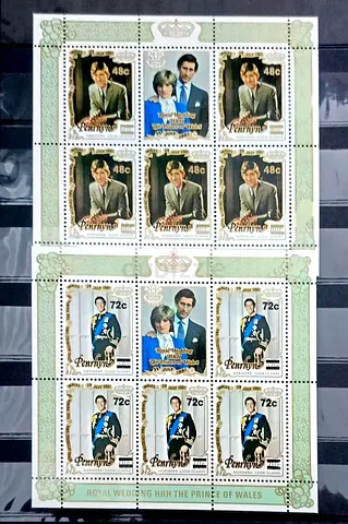 Royal Wedding Commemorative Stamp Sheet