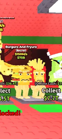 Steal a brainrot :Burguro and fryuro 150m/sec   instant delivery