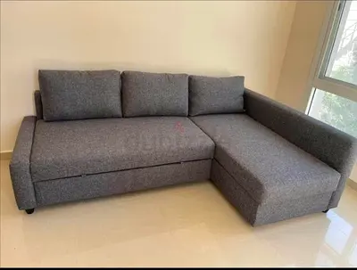 Ikea L Shape Sofa Bed with Storage