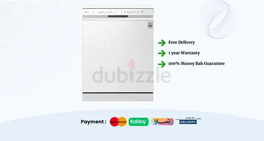 Dishwasher LG 2 Racks | Warranty | Free Delivery