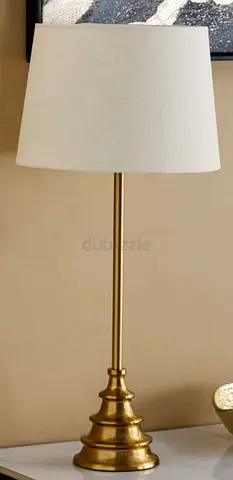 Metal table lamp gold