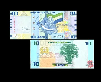 Rare Sierra Leone 10 Leones Banknotes Collection