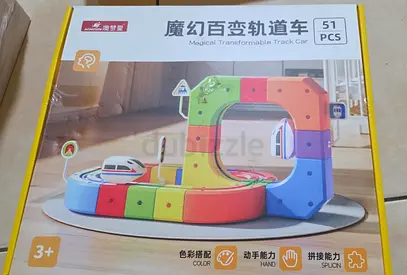 Magical Transformable Track Car Set - 81 Pieces