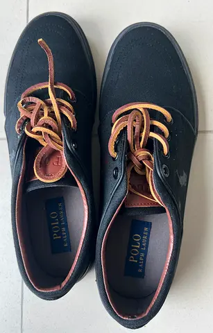 Brand New Polo Ralph Lauren Black Sneakers