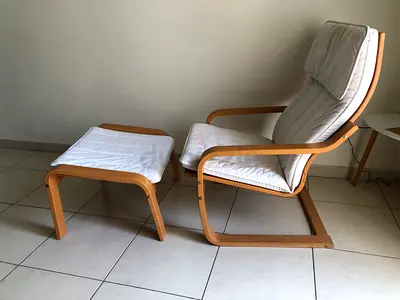 Armchair and Footstool IKEA