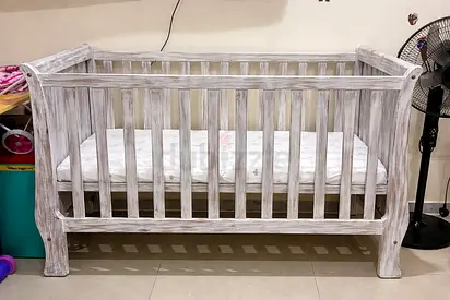 Beautiful Wooden Crib for Sale