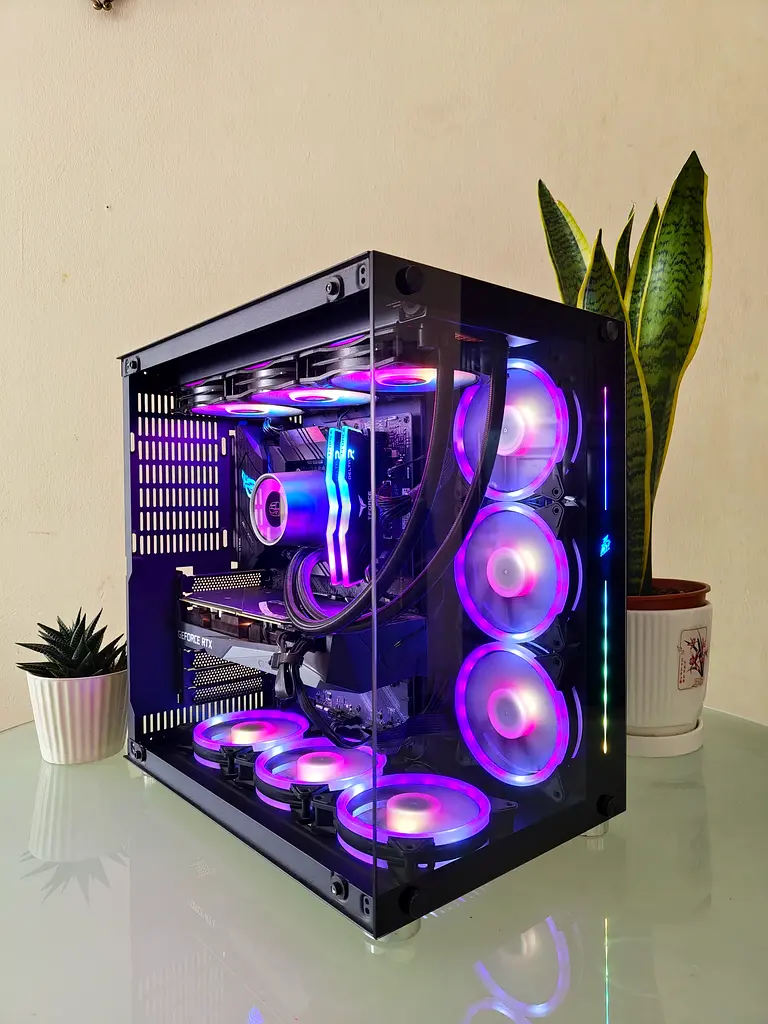 جهاز كمبيوتر ألعاب أنيق ببطاقة رسومات RTX 3070 – أرخص سعر في الإمارات العربية المتحدة