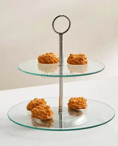 Glass cake stand