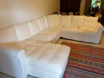 Selling in excellent Condition Ikea Gronlid U Shape Sofa with Storage