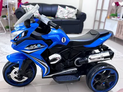 Kids Blue Electric Motorcycle Ride-On