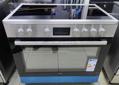 Beko New Model Electric Ceramic 5 Hobs Cooker Range Size 90 X 60 cm