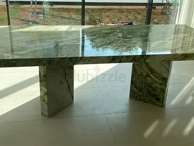 Elegant Green Marble Dining Table