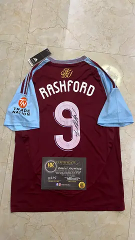 Authentic Signed Marcus Rashford Jersey