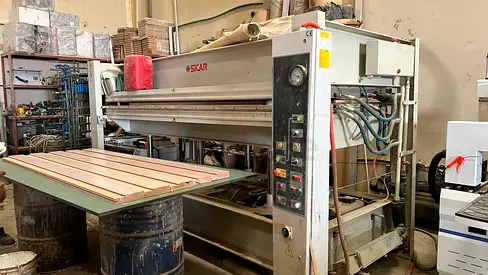 SICAR Pressing machine for veneer and Formica