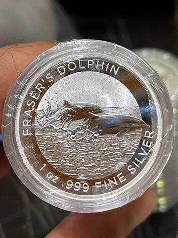 2021 Australia - Fraser’s Dolphin 1 Ounce Premium Silver