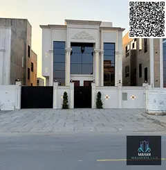 VIP villa for sale in Ajman Al helio 2 5 master bedroom hall majlis