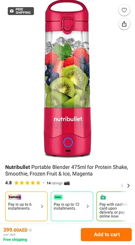 Nutribullet Portable blender