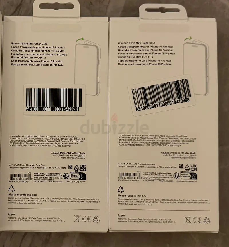 Apple iPhone 16 Pro Max Clear MagSafe Case - Original65073407327491112