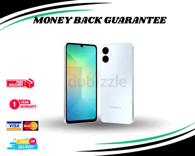 Samsung Galaxy A06 Light Blue - 4\64GB -Brand New Mobile - Warranty - Free Delivery All Over UAE