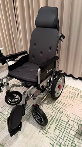 New comfortable wheelchair.
