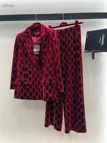 Gucci Velvet Suit Set