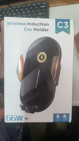 Wireless Induction Car Holder - Fast Charging Convenience