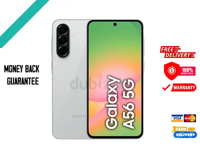 Samsung Galaxy A56 5G - 8/256GB - Light Grey Color Smart Phone - Band New Mobile - Free Delivery