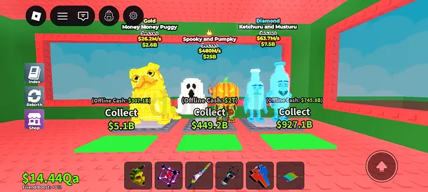 Steal a brainrot : spooky and pumpky 480m/sec instant delivery