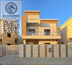 For sale: Brand new 3-story villa with high-quality finishing in Al Yasmeen area, Ajman, opposite Al