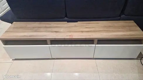 Sleek Modern TV Stand with Storage